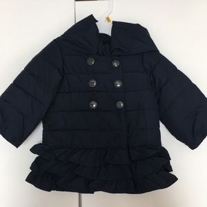 Navy Gap Winter Coat 12-18 mos